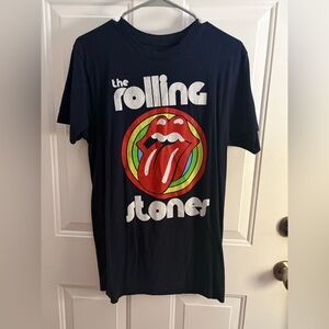 The Rolling Stones Navy Cotton Shirt